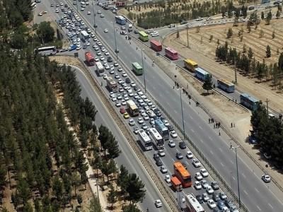 ترافیک نیمه سنگین در معابر و آزادراه‌های منتهی به مرقد امام خمینی(ره)