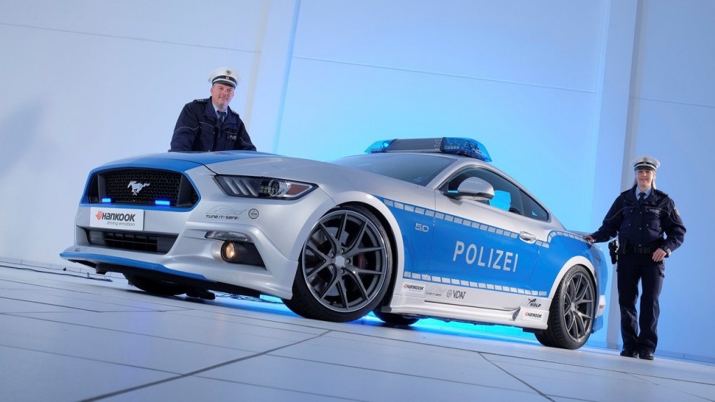 تصاویر فورد موستانگ که خودروی پلیس آلمان شد