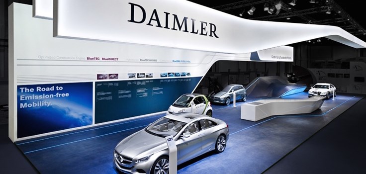 ساخت خودروهای برقی دایملر در چین