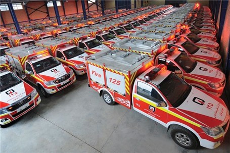 کمبود 2000 دستگاه خودرو در آتش‌نشانی‌های کشور