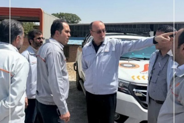 بازدید مدیرعامل گروه خودروسازی سایپا از مرکز تماس امداد خودرو سایپا