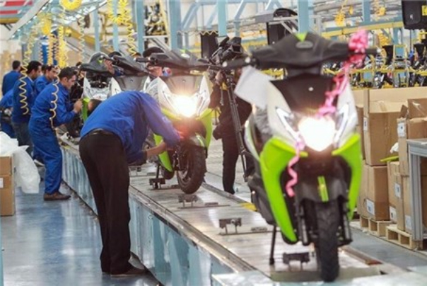 تولید موتورسیکلت از مرز 512 هزار دستگاه گذشت
